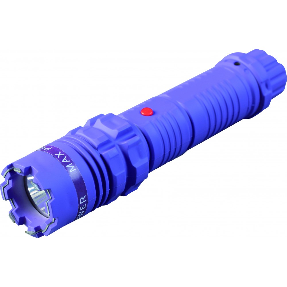 TACTICAL FORCE FLASHLIGHT STUN GUN PURPLE